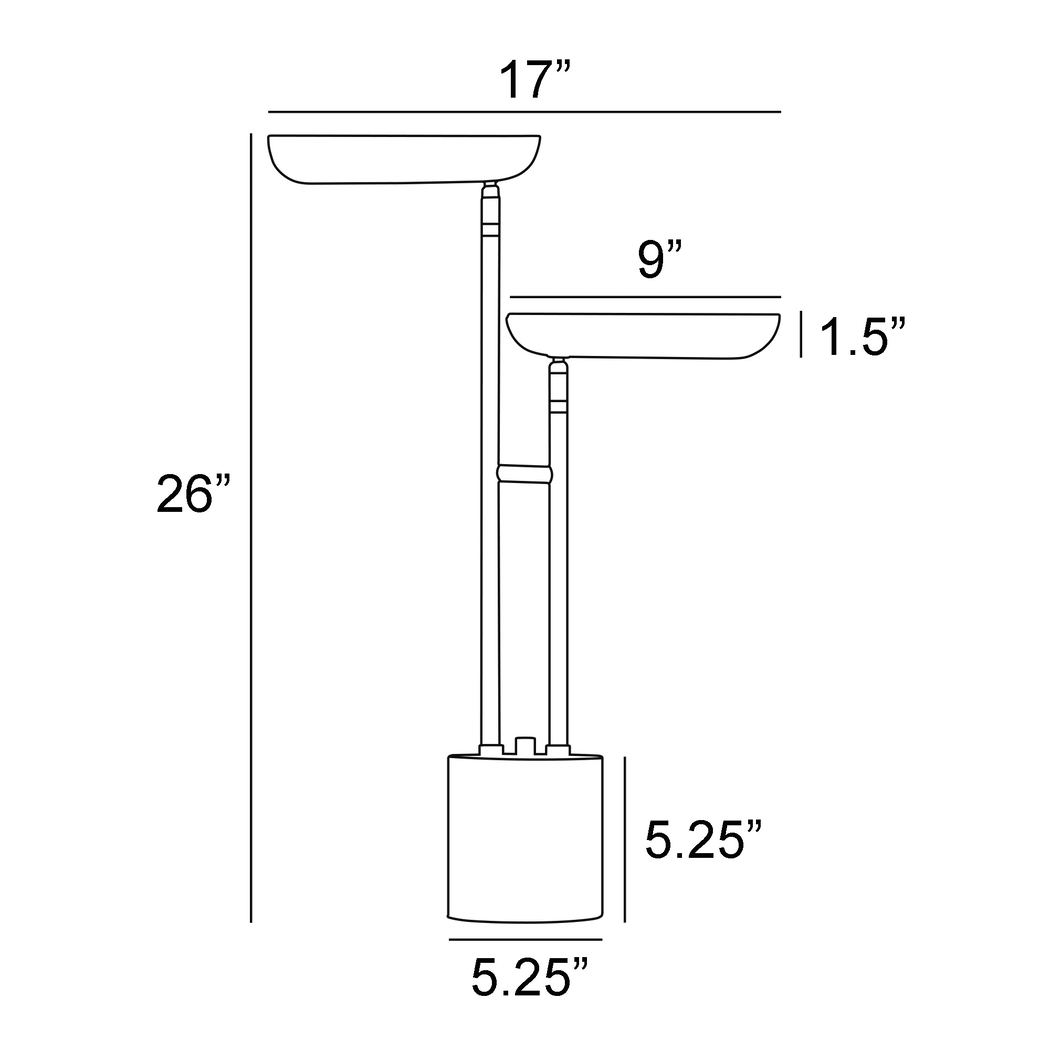 Norwalk Gate Brass Lamp - Thumbnail - Image 4