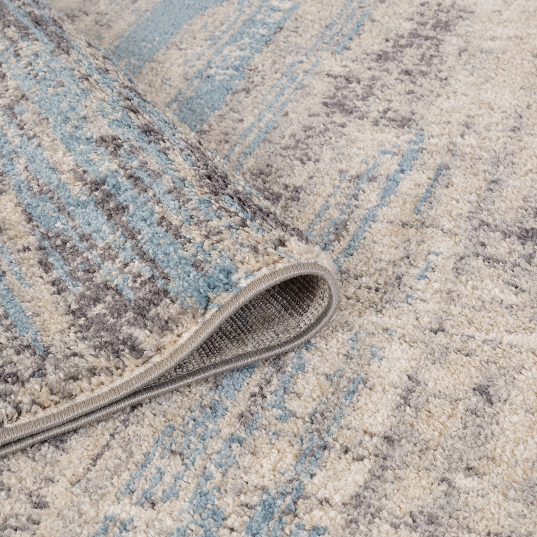 Fasil Blue 6'7 x 9' Rug - Thumbnail - Image 11