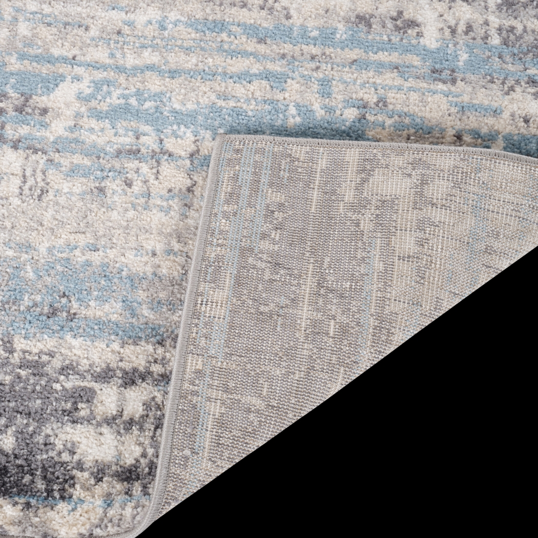 Fasil Blue 6'7 x 9' Rug - Thumbnail - Image 5