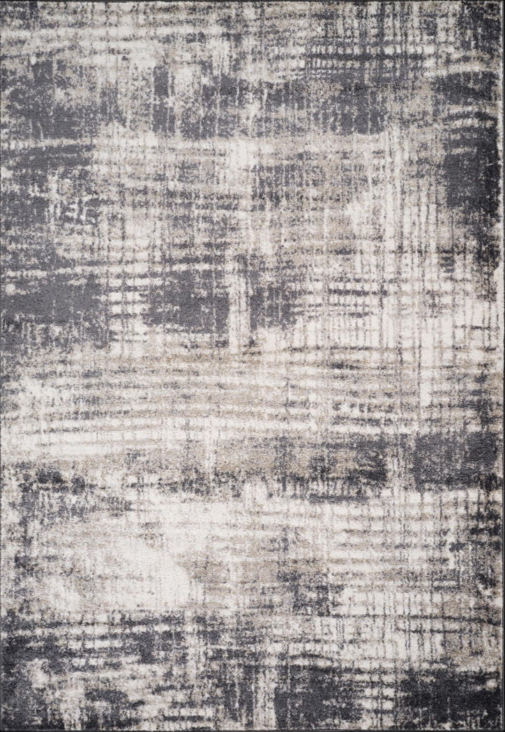 Fasil Charcoal 6'7 x 9' Rug - Thumbnail - Image 1