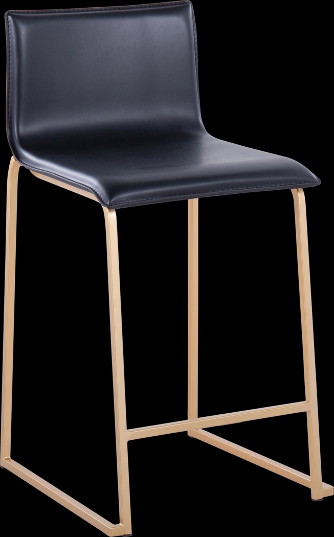 Fassitt Black Counter Height Stool, Set of 2 - Thumbnail - Image 3