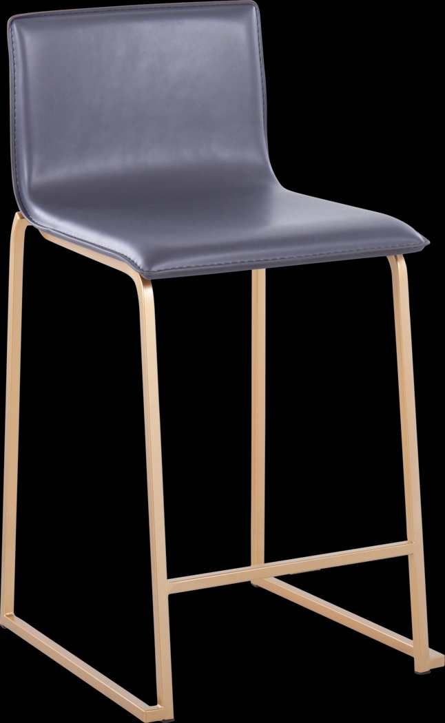 Fassitt Gray Counter Height Stool, Set of 2 - Thumbnail - Image 3