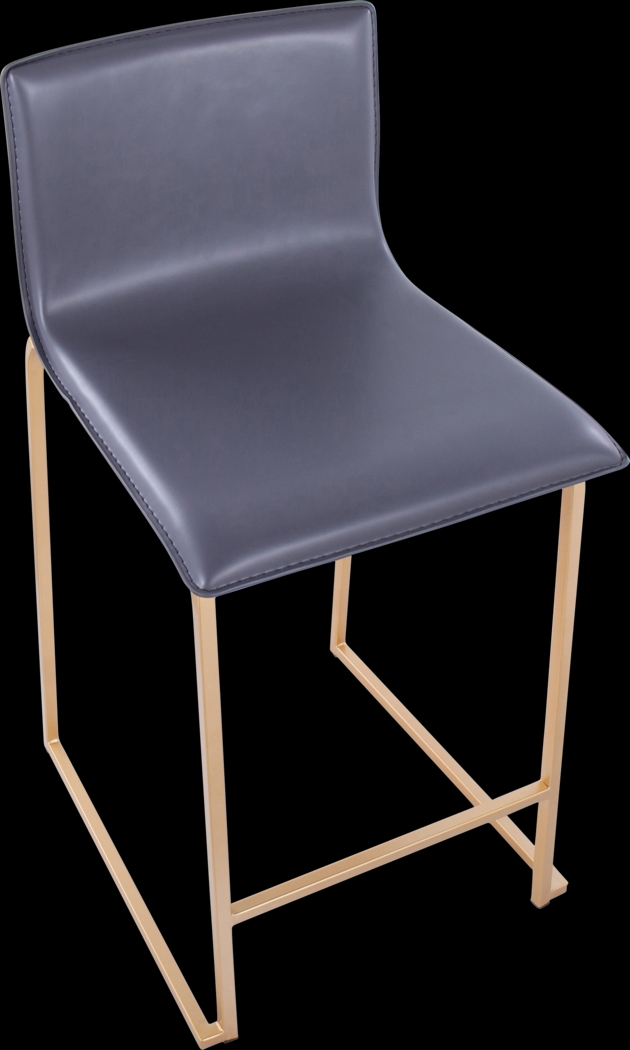 Fassitt Gray Counter Height Stool, Set of 2 - Thumbnail - Image 4