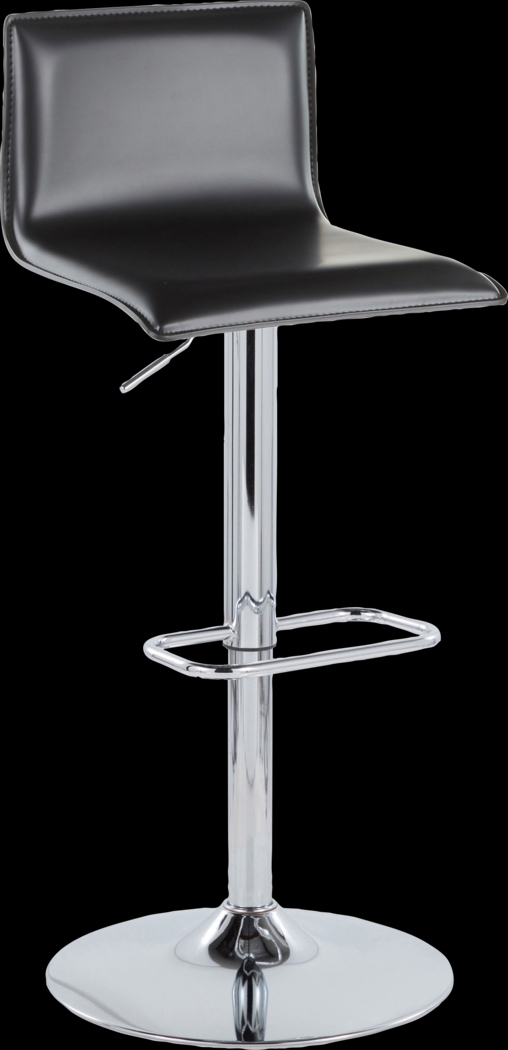 Fassitt III Black Adjustable Swivel Barstool, Set of 2 - Thumbnail - Image 6