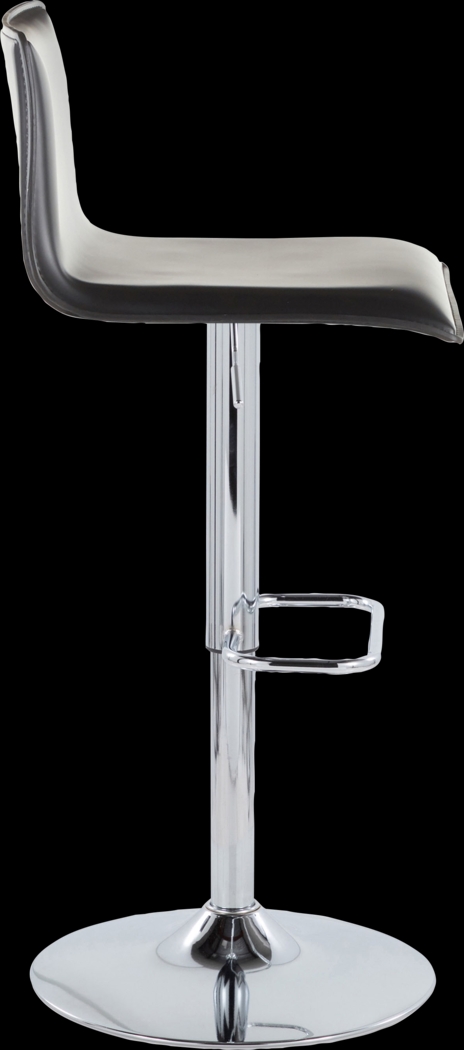 Fassitt III Black Adjustable Swivel Barstool, Set of 2 - Thumbnail - Image 7