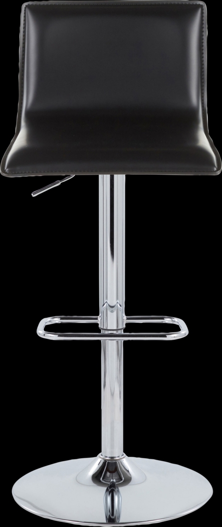 Fassitt III Black Adjustable Swivel Barstool, Set of 2 - Thumbnail - Image 10