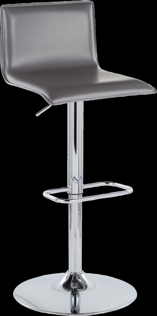 Fassitt III Gray Adjustable Swivel Barstool, Set of 2 - Thumbnail - Image 6