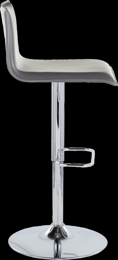 Fassitt III Gray Adjustable Swivel Barstool, Set of 2 - Thumbnail - Image 7