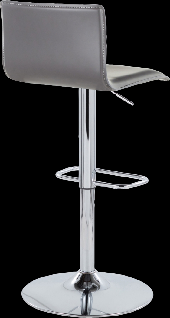 Fassitt III Gray Adjustable Swivel Barstool, Set of 2 - Thumbnail - Image 8