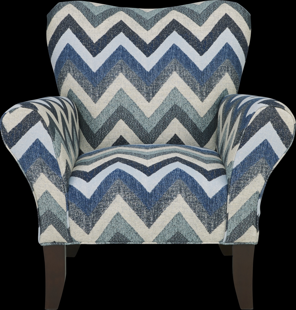 Fast Track Beach Glass Blue Accent Chair - Thumbnail - Image 2