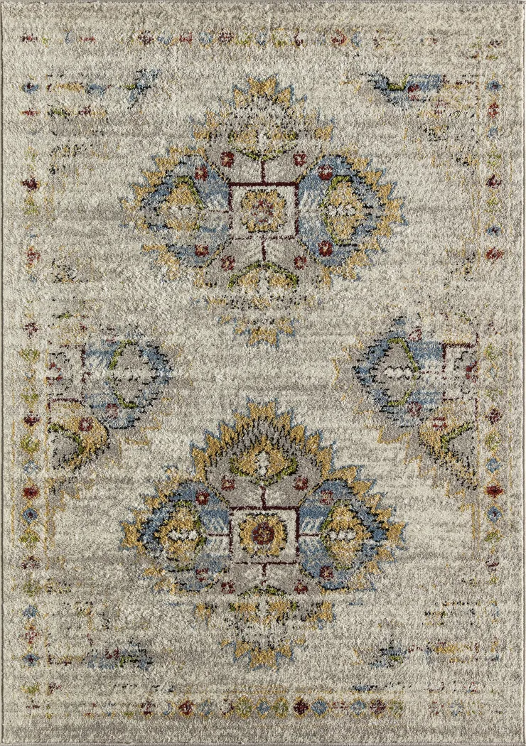 Fatan Cream 5' x 7' Rug - Thumbnail - Image 1