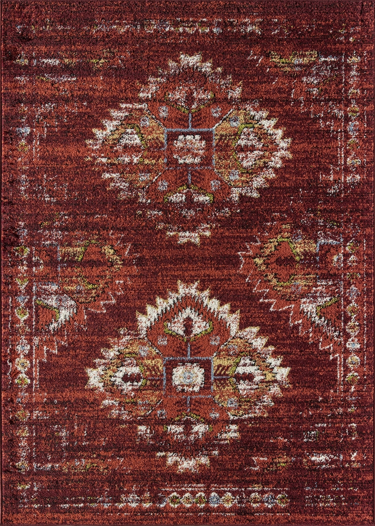 Fatan Red 8' x 10' Rug - Thumbnail - Image 1