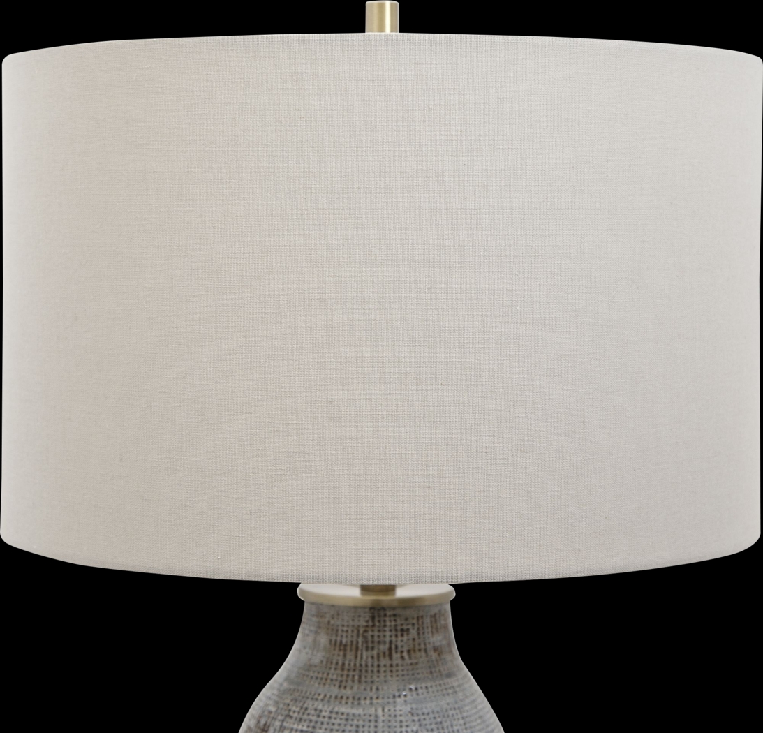 Fatima Place Gray Lamp - Thumbnail - Image 2