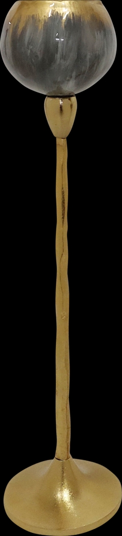 Faunsdale Black Medium Candle Holder - Thumbnail - Image 1