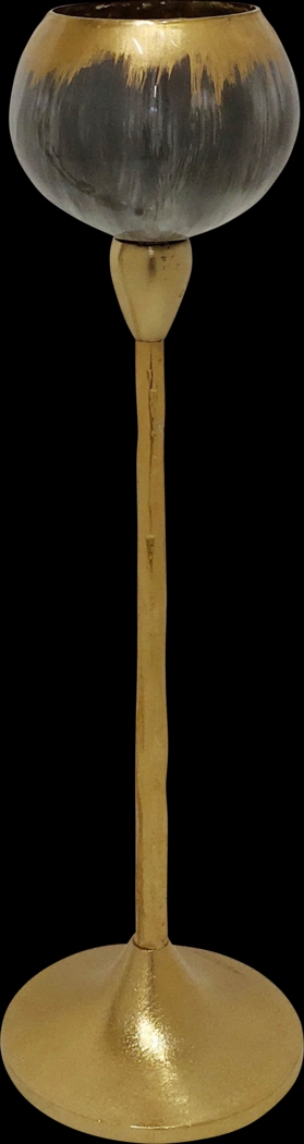 Faunsdale Black Small Candle Holder - Thumbnail - Image 1