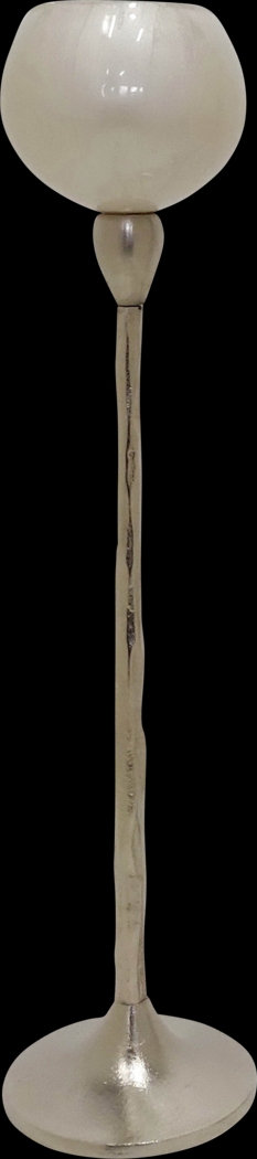 Faunsdale White Medium Candle Holder - Thumbnail - Image 1