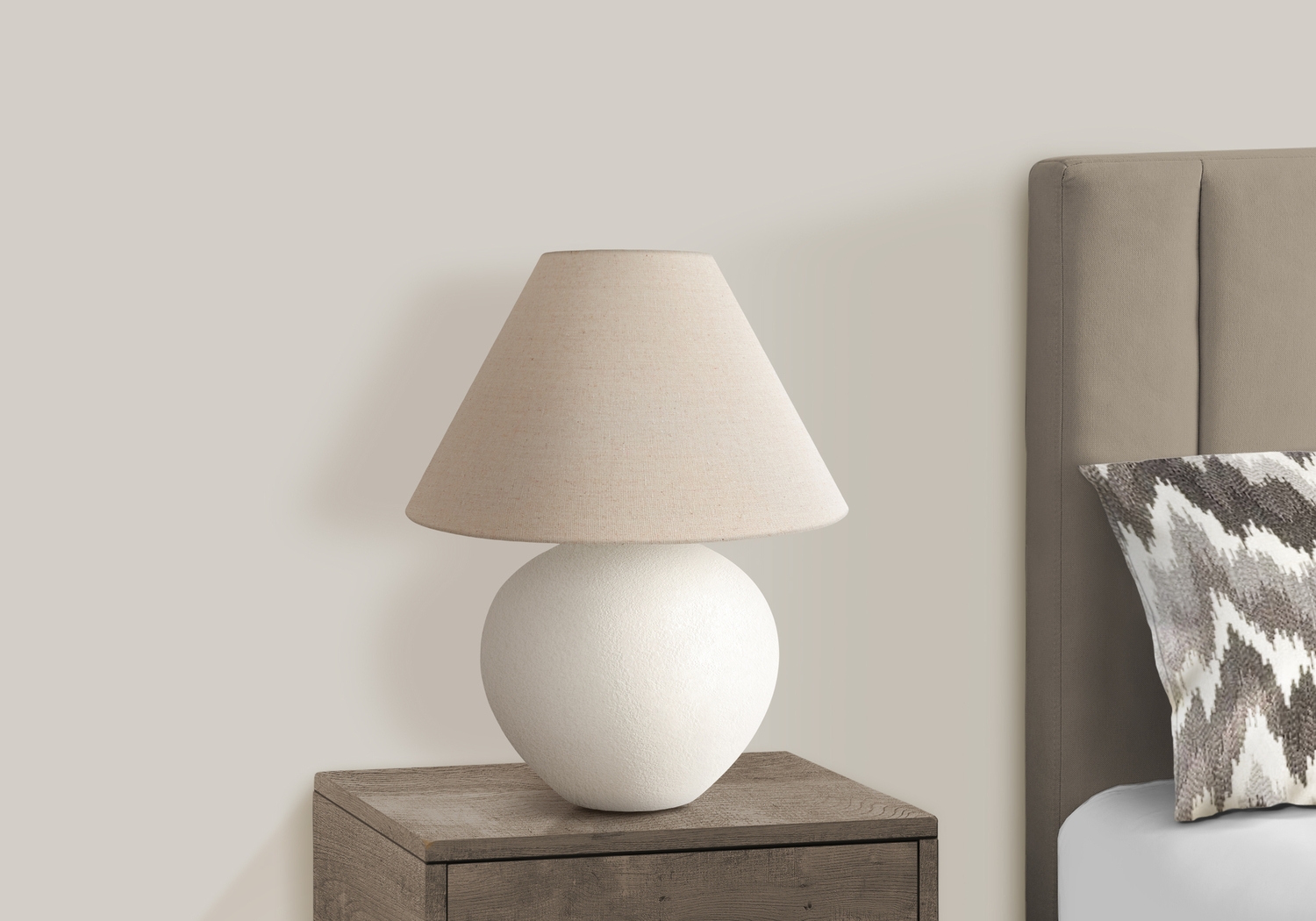 Faust Estates Cream Lamp - Thumbnail - Image 2