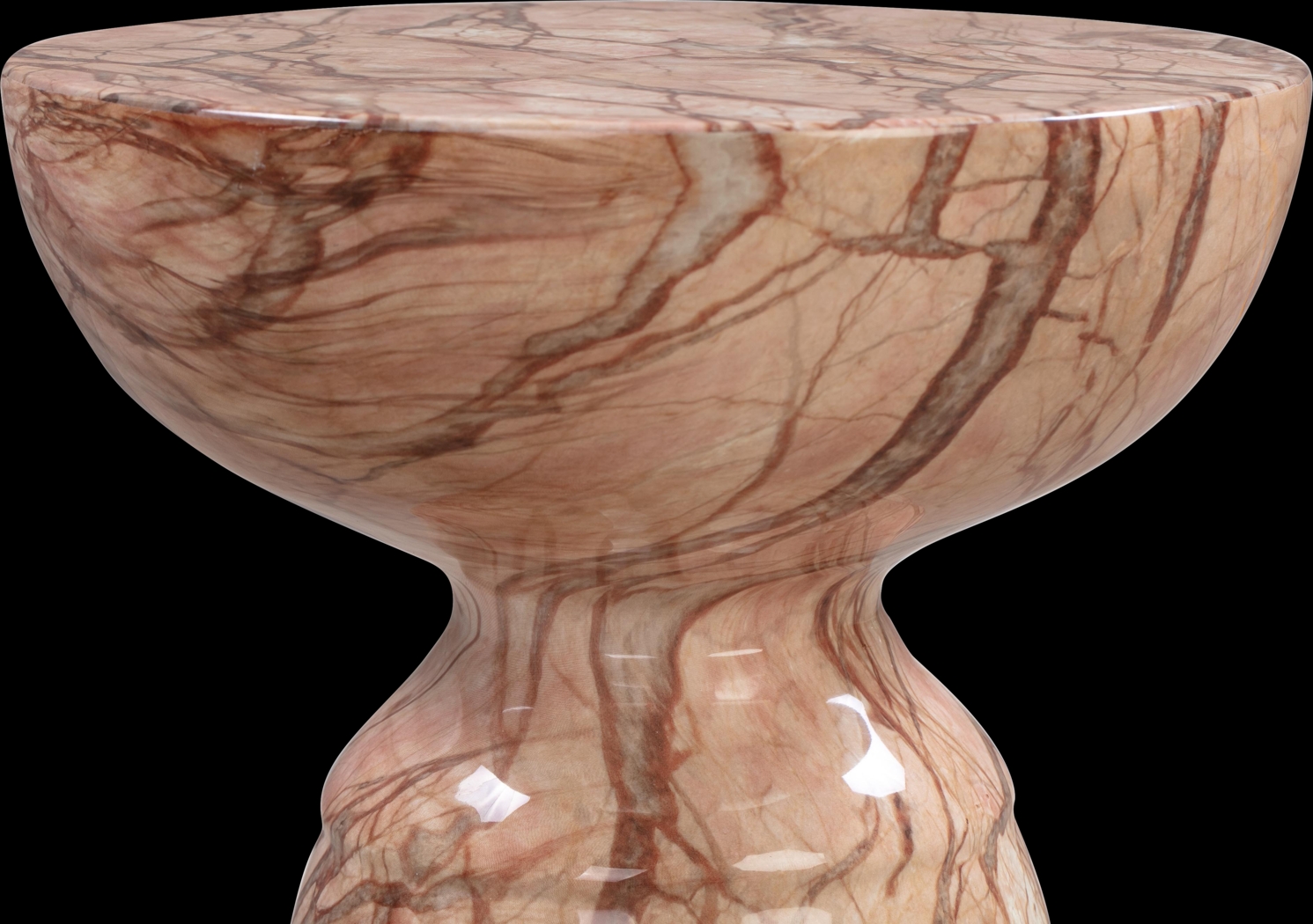 Fausta Pink Accent Table - Thumbnail - Image 4