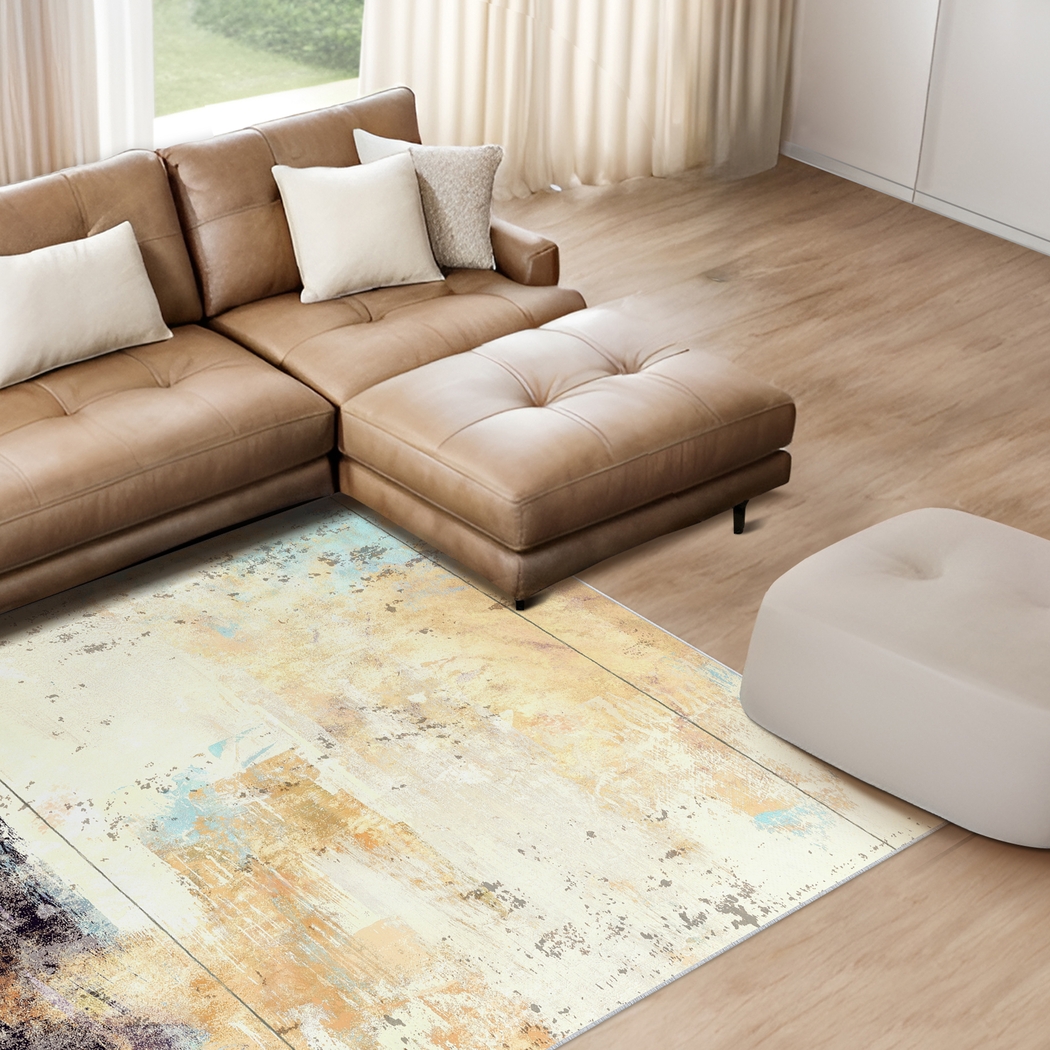 Fauve Beige 5' x 7'7 Rug - Thumbnail - Image 3