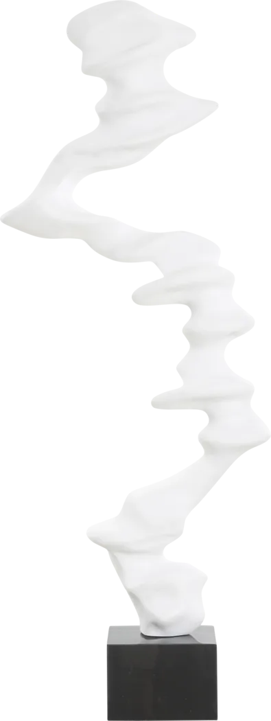 Fauzi White Outdoor Sculpture - Thumbnail - Image 3