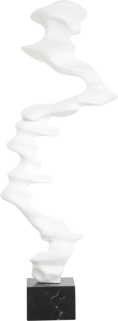 Fauzi White Outdoor Sculpture - Thumbnail - Image 4
