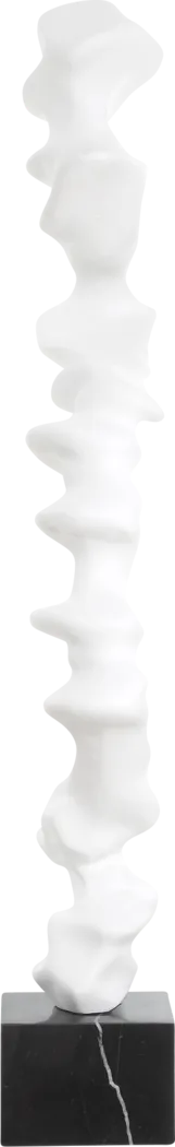Fauzi White Outdoor Sculpture - Thumbnail - Image 5