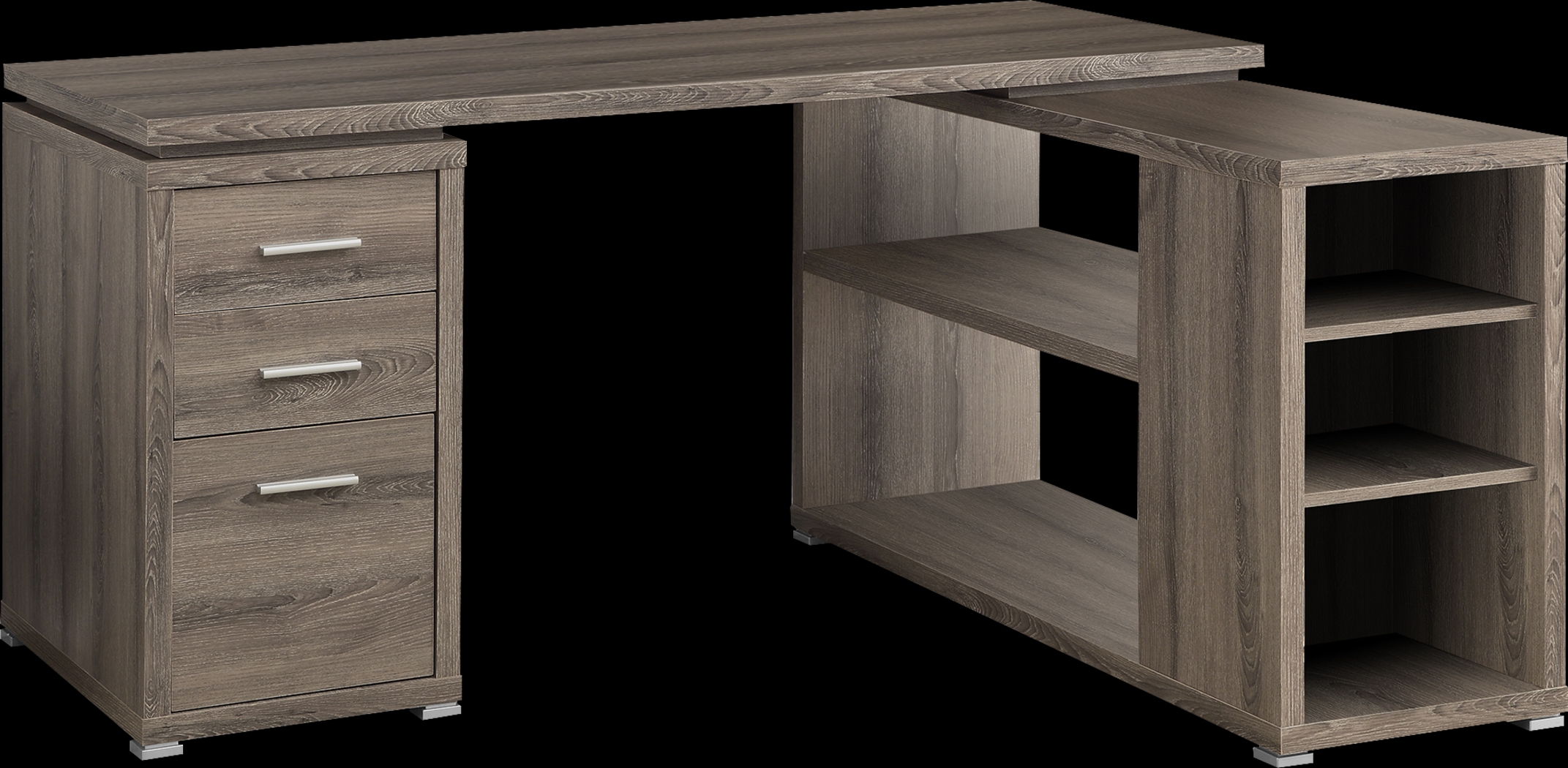 Favale Taupe Desk - Thumbnail - Image 1