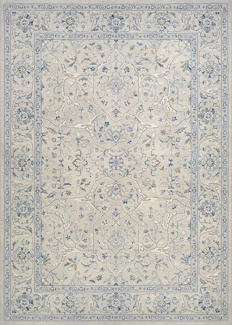 Favoriti Light Gray 7'10 x 11'2 Rug - Thumbnail - Image 1