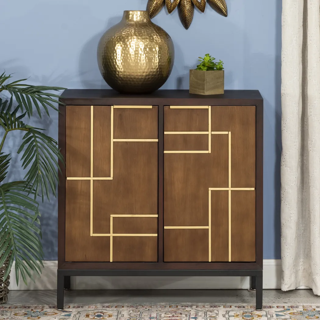 Fawnia Brown Accent Cabinet - Thumbnail - Image 6