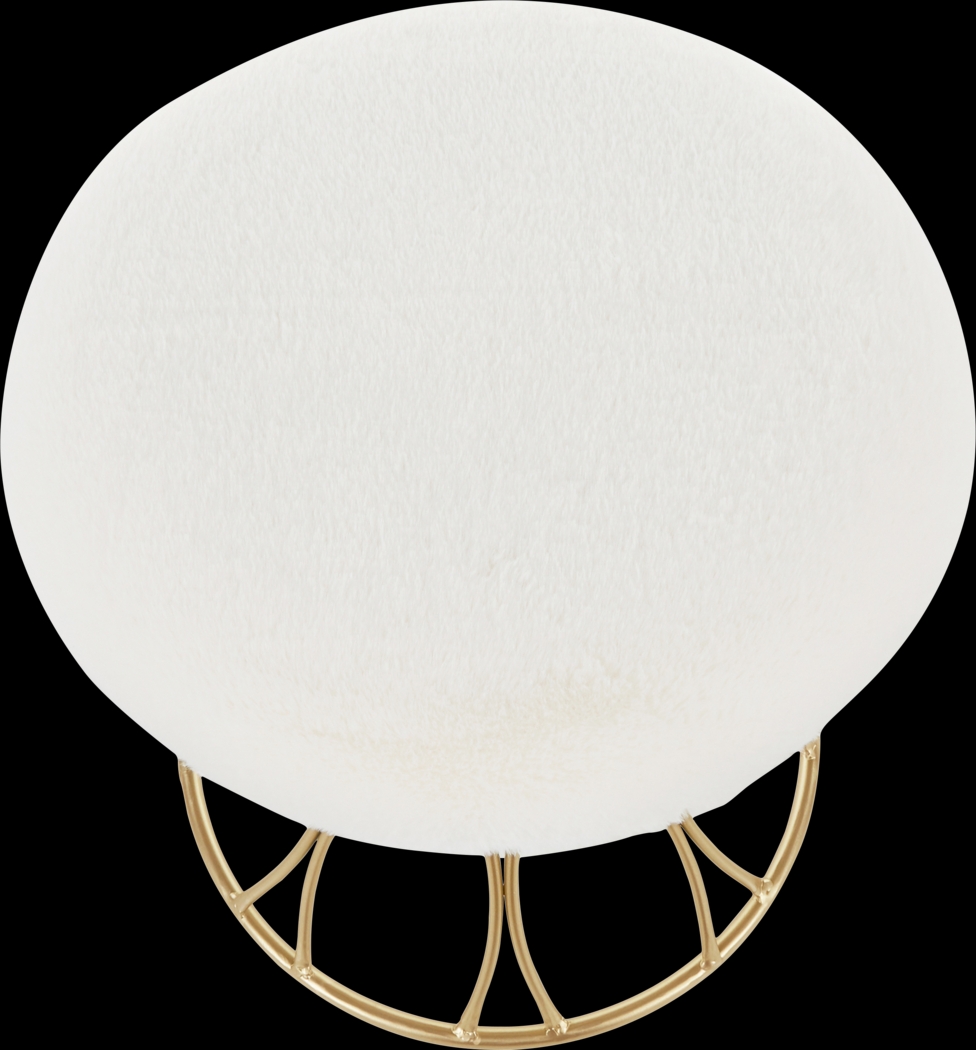 Fawnview White Vanity Stool - Thumbnail - Image 3