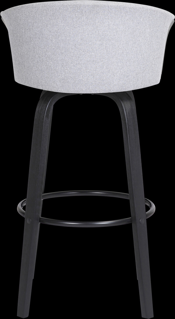 Fawziya Gray Swivel Barstool - Thumbnail - Image 6