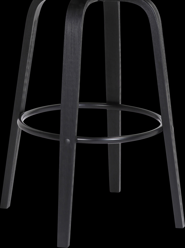 Fawziya Gray Swivel Barstool - Thumbnail - Image 9