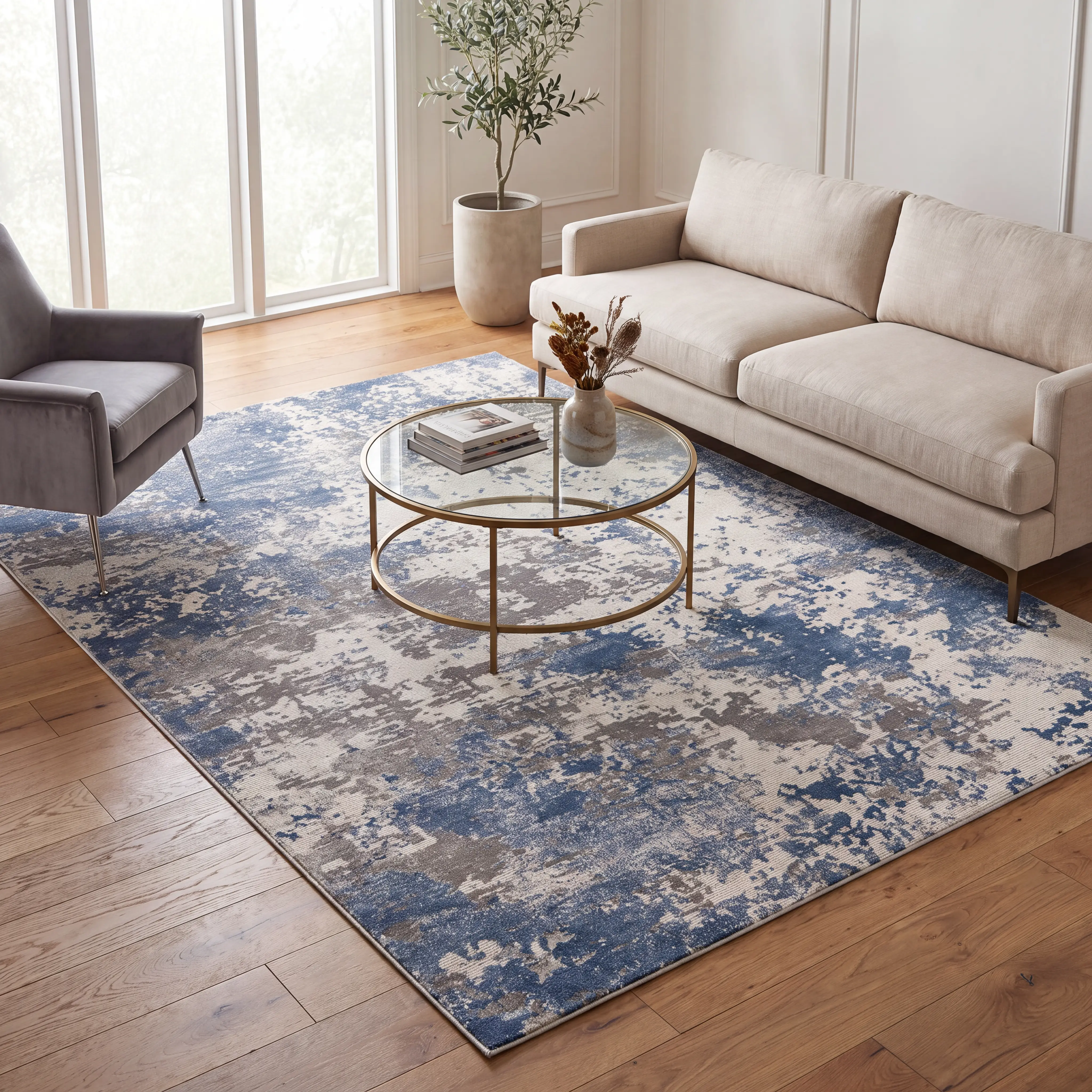 Fawzy Gray 7'10 x 10'6 Rug - Thumbnail - Image 2