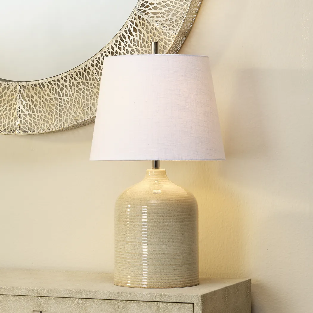 Faxy Beige Lamp - Thumbnail - Image 2