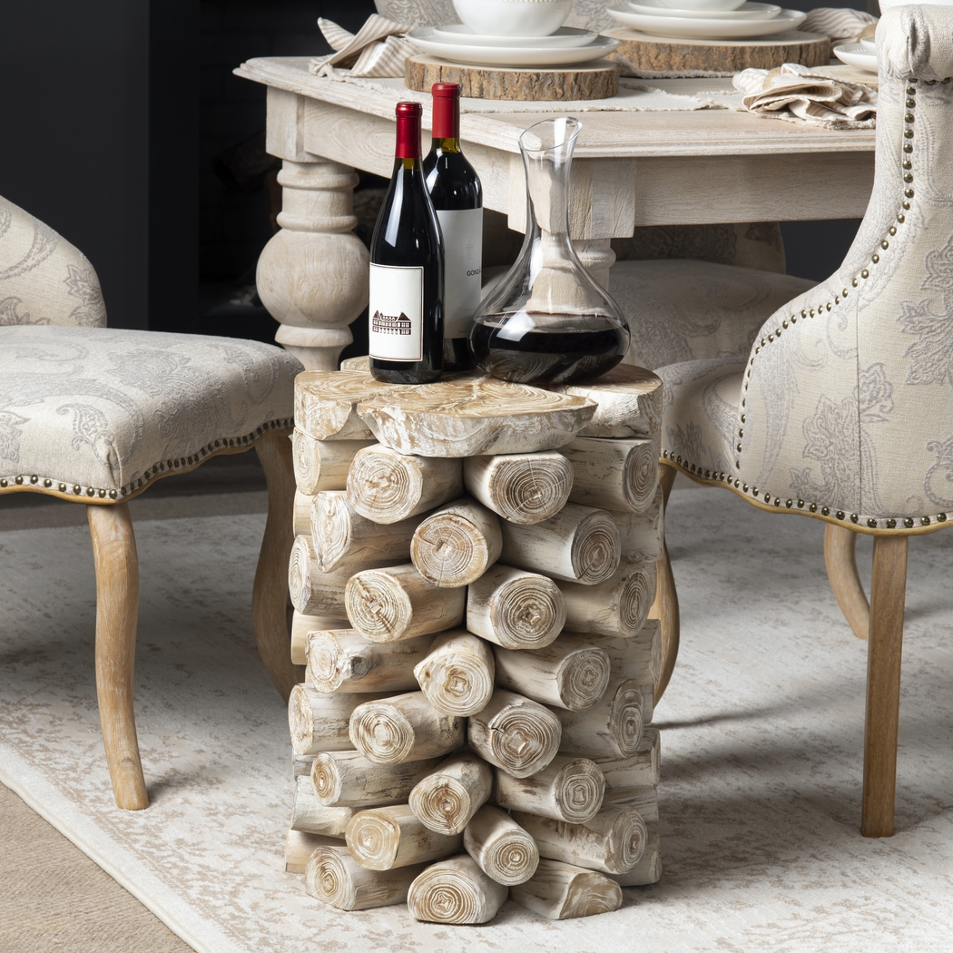 Fayann Natural Accent Table - Thumbnail - Image 2