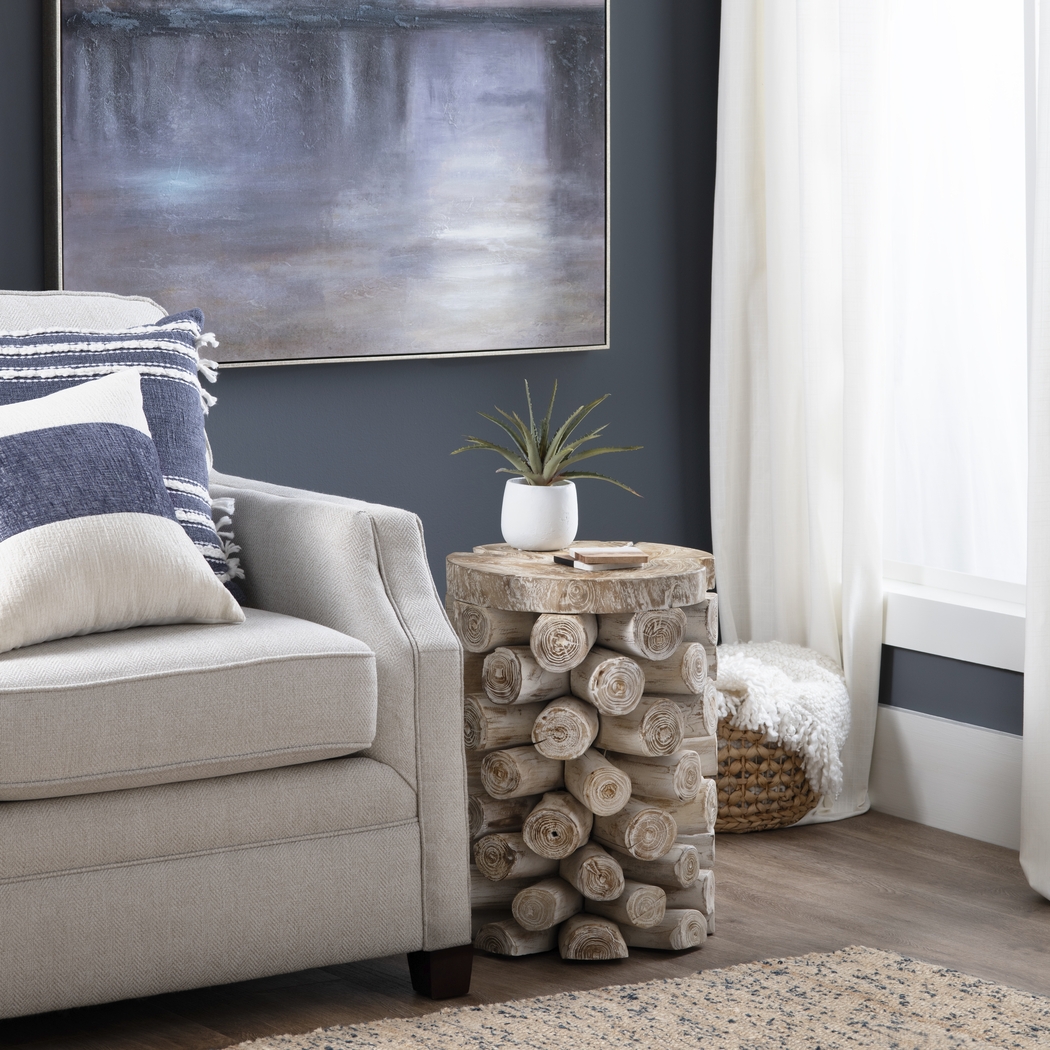 Fayann Natural Accent Table - Thumbnail - Image 3