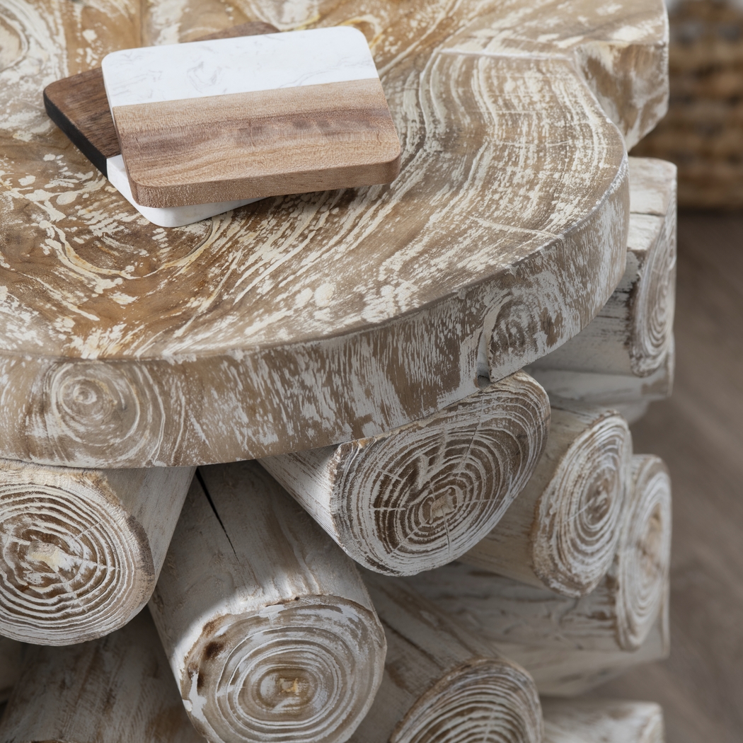 Fayann Natural Accent Table - Thumbnail - Image 4