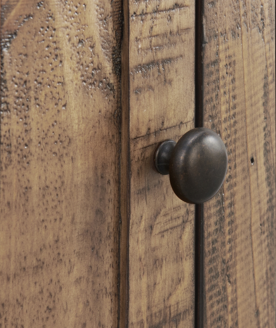 Faybanks Brown Chairside Table - Thumbnail - Image 4