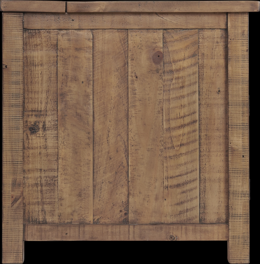 Faybanks Brown Chairside Table - Thumbnail - Image 7