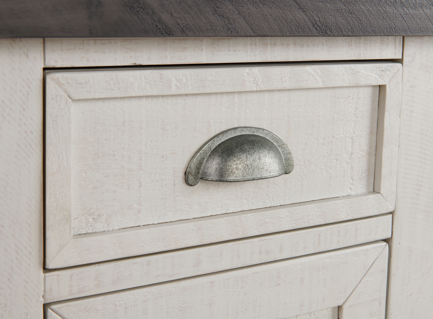 Faybanks Gray Chairside Table - Thumbnail - Image 5