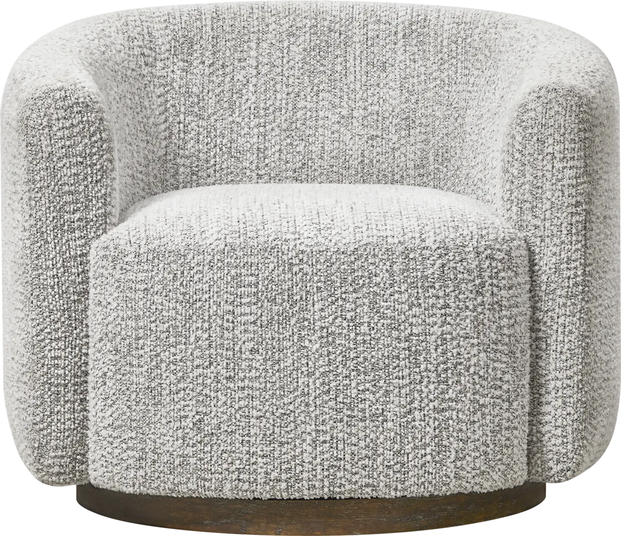 Faye Ivory Swivel Chair - Thumbnail - Image 2