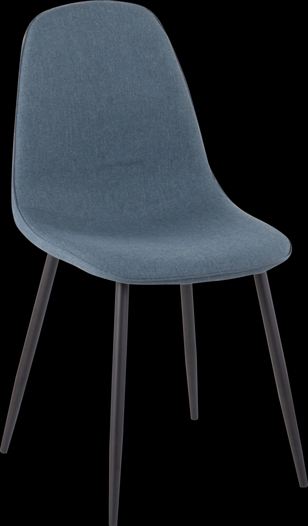 Faye Lane I Blue Side Chair, Set of 2 - Thumbnail - Image 2