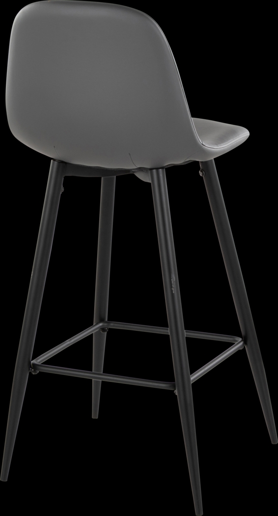 Faye Lane I Gray Barstool, Set of 2 - Thumbnail - Image 5