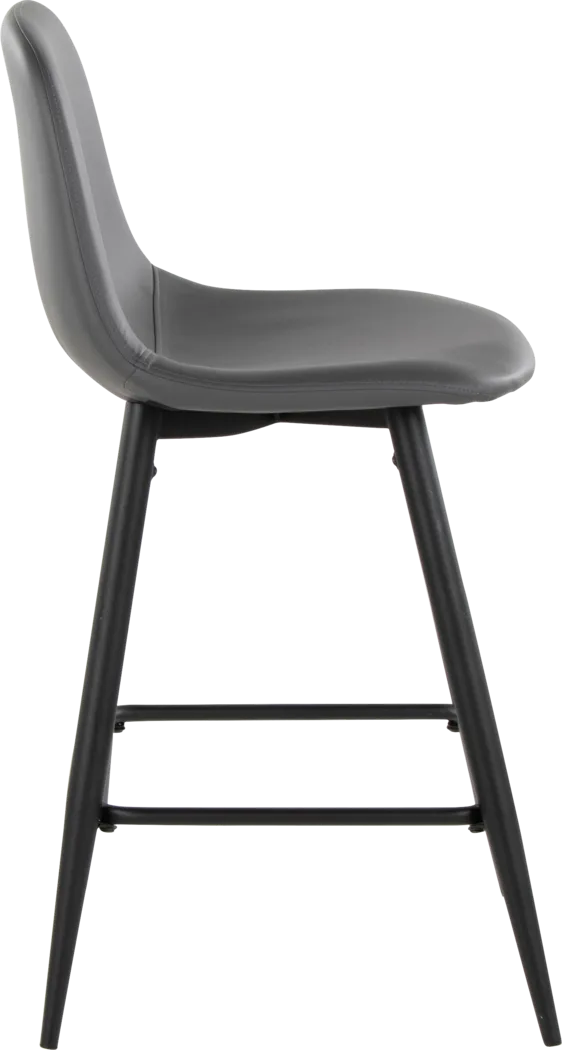 Faye Lane I Gray Counter Height Stool, Set of 2 - Thumbnail - Image 5