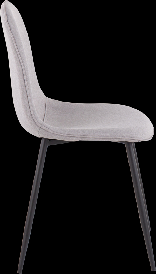 Faye Lane I Gray Side Chair, Set of 2 - Thumbnail - Image 3