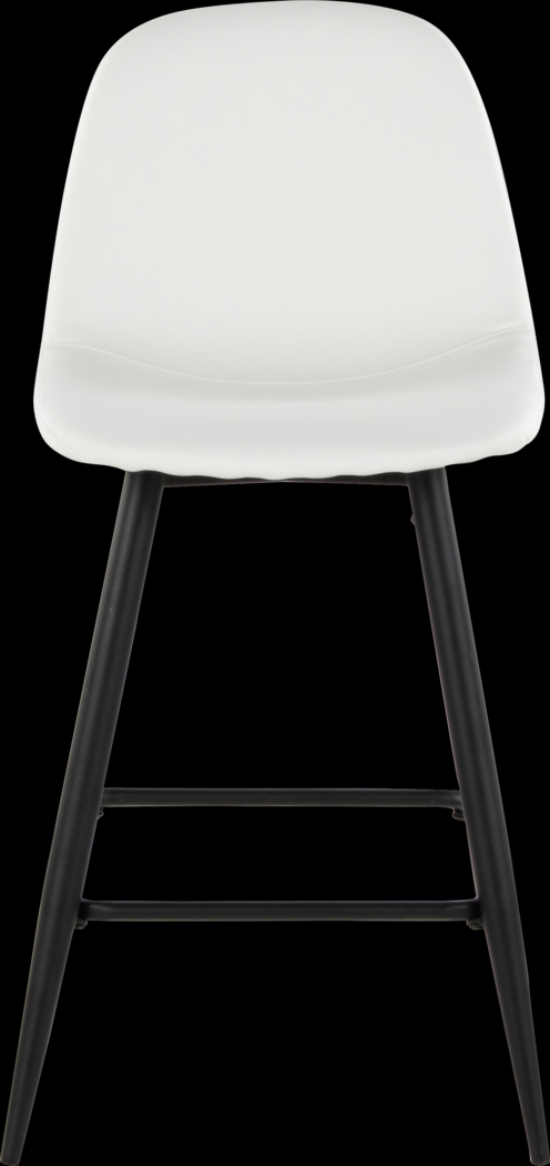 Faye Lane I White Counter Height Stool, Set of 2 - Thumbnail - Image 8