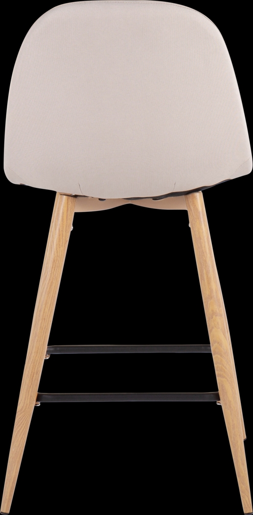 Faye Lane II Beige Counter Height Stool, Set of 2 - Thumbnail - Image 4