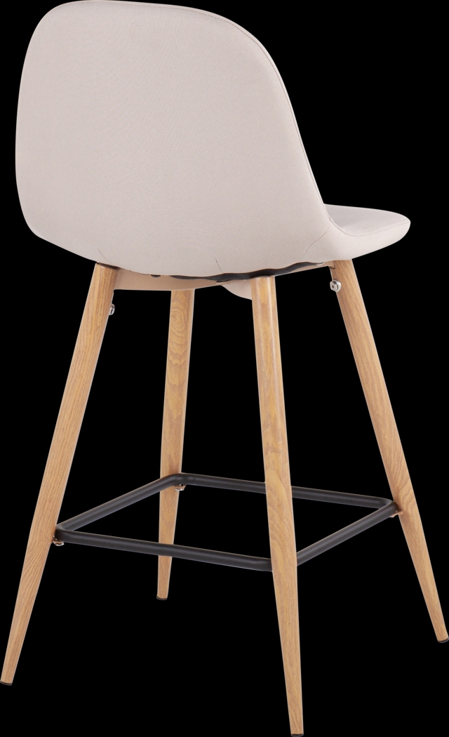 Faye Lane II Beige Counter Height Stool, Set of 2 - Thumbnail - Image 5