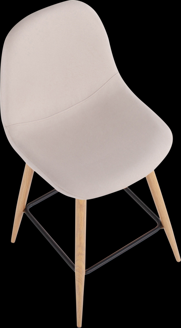 Faye Lane II Beige Counter Height Stool, Set of 2 - Thumbnail - Image 7