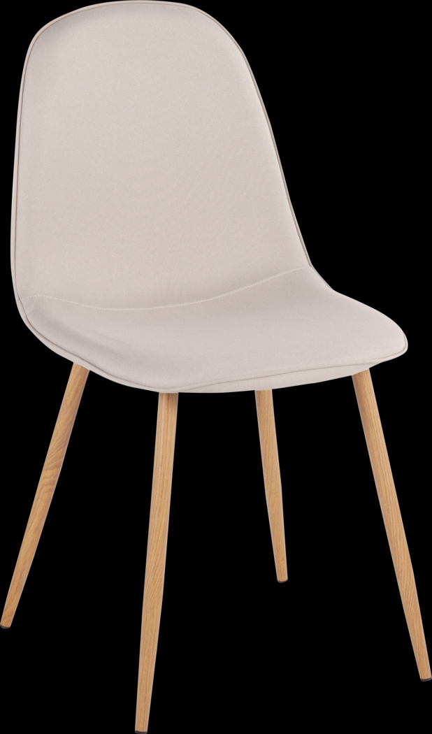Faye Lane II Beige Side Chair, Set of 2 - Thumbnail - Image 2